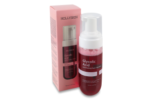 Пенка для лица отшелушивающая с гликолевой кислотой и экстрактом кленового сока Glycolic acid Hollyskin 150мл