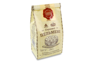 Пельмені заморожені зі свининою та яловичиною Справжні Хуторок м/у 600г