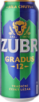 Пиво 0.5л 5.2% светлое фильтрованное пастеризованное Gradus Zubr ж/б