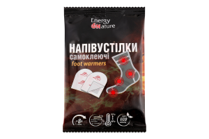Напівустілки д/ніг термохімічні самоклеючі Energy of nature