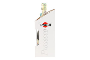 Набір Вермут Bianco білий солодкий 15% 0.5л + вино ігристе Prosecco 11% 0.75л Martini к/у