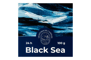 Свічка соєва 100г Black sea Light House 1шт
