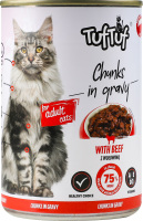 Корм д/котів TUFTUF 415г Яловичина (Польща)