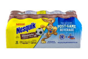 Nestle Nesquik Chocolate Lowfat Milk - 10 PK