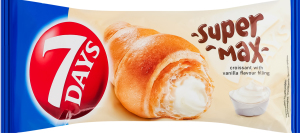 Круасан з начинкою зі смаком ванілі Super Max 7 Days м/у 110г