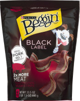 Purina Beggin' Strips Black Label Dog Snack Pork
