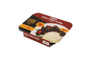 Курка в соусі теріякі з рисом Portion к/у 300г