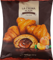 Круасан з начинкою зі смаком абрикосу La Crema de Alva м/у 210г