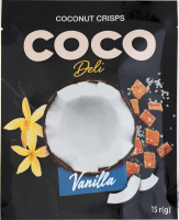 Чипси кокосові Ваніль-солона карамель Coco Deli д/п 15г