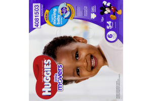 Huggies Little Movers Diapers 6 - 54 CT