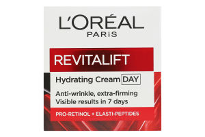 Крем-уход для лица для разглаживания кожи и против морщин дневной увлажняющий Revitalift L'Oreal Paris 50мл