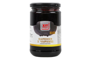 Варенье из черники стерилизованное Хіт Продукт в/с с/б 385г