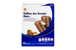 Ahold Toffee Ice Cream Bars - 12 CT