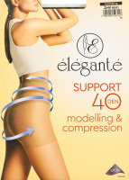 Колготки жіночі Elegante Support Modelling&Compression 40den 3 nero