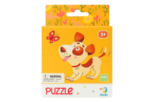 Пазл для детей от 3лет 22х22см №300111 Собачка Dodo 16эл