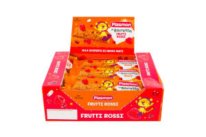 Батончик злаковий для дітей від 12міс зі смаком червоних ягід Plasmon м/у 20г