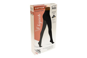 Колготки женские Elegante El Cotton 300den 4 nero