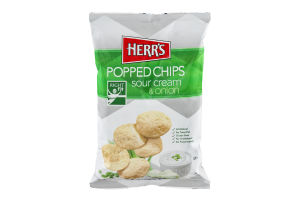 Herr's Popped Chips Sour Cream & Onion