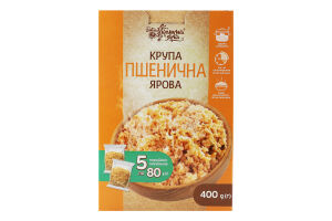 Крупа пшеничная яровая крупная №2 Українська Зірка к/у 5х80г