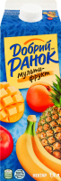 Нектар неосветленный стерилизованный Мультифрукт Добрий Ранок п/п 1.9л