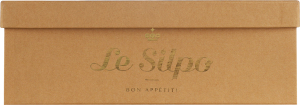 Коробка Le Silpo з вікном квадрат крафт 35*35*12см