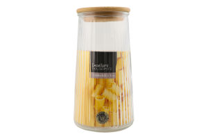 Банка для хранения стекло бамбуковая крышка 1.4л №1470474 Excellent Houseware 1шт