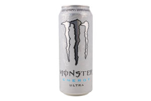 Напій енергетичний безалкогольний сильногазований Ultra Monster Energy з/б 500мл