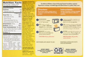 Pillsbury Toaster Scrambles Toaster Pastries Bacon & Sausage - 8 CT