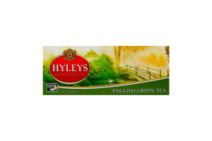Чай зеленый байховый мелкий English green Hyleys к/у 25х2г