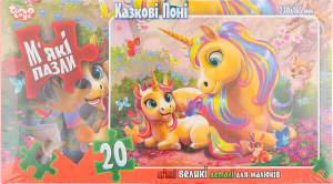 Пазли м'які 9серія 20елементів в асортименті Danko toys