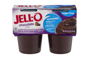 Jell-O Sugar Free Chocolate - 4 CT