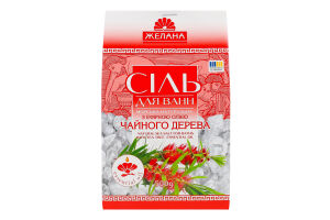 Соль для ванн с эфирным маслом чайного дерева Желана 500г