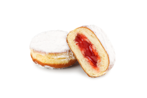 Берлинер с клубникой Гама Fresh Sandwiches к/у 0.42кг