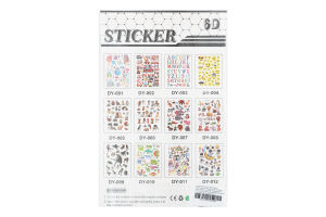 Наліпки Метелики малі в асортименті Malevaro