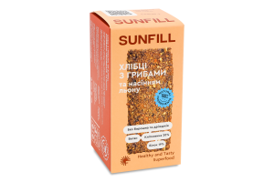 Хлебцы с грибами и семенами льна SunFill к/у 100г