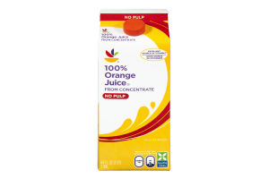 Ahold 100% No Pulp Orange Juice From Concentrate