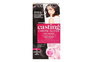 Крем-фарба для волосся без аміаку Casting creme gloss №3102 L'Orеal Paris 1шт