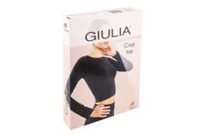 Футболка жіноча Giulia Crop top deep taupe S/M