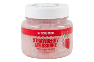 Крем-скраб для рук и тела с ароматом клубничного коктейля Mr.Scrubber 250г