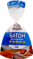 Батон половинка в нарезке Сливочный Формула смаку м/у 250г