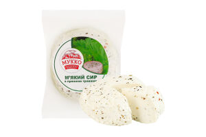 Сир 49.2% м'який з пряними травами Мукко кг