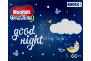 Huggies OverNites Diapers Size 5 - 66 CT