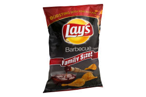 Lay's Barbecue Flavored Potato Chips Family Size!