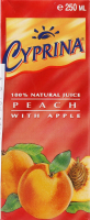 Сік яблучно-персиковий 0,25л т/п Cyprina