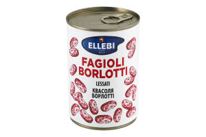 Фасоль в рассоле Борлотти Ellebi ж/б 400г
