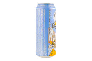Пиво 0.5л 5.4% светлое пшеничное нефильтрованное пастеризованное Bayerisch Weissbier Onkel Weber ж/б