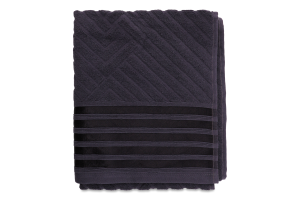 Рушник графітово-сірий махровий 50*90см 500г/м2 GM Textile