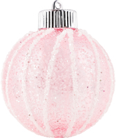 Прикраса ялинкова Куля смугаста 8см 833964