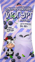 Мороженое сливочное Голубика Замороженный йогурт Рудь м/у 80г