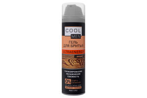Cool men ultraenergy гель для бритья 200мл New (8588005625111)